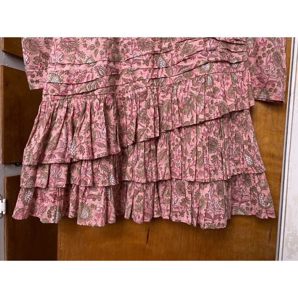 Floral Pink Mini Dress - Picture 7 of 8